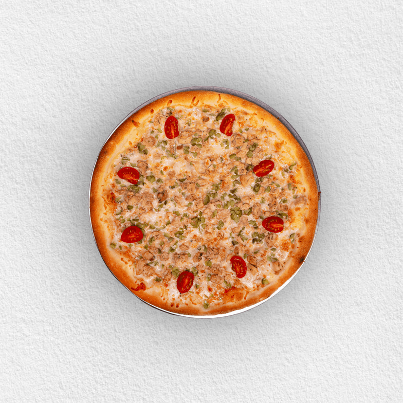 Пицца с курицей терияки